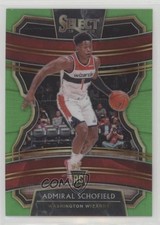 2019-20 Panini Select Concourse Neon Green Prizm 17/75 Admiral Schofield #6 0c6