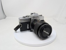 Vintage Minolta SrT201 Film Camera Japan ProSpec 35-70mm 1:3.5-4.5 lens TESTED