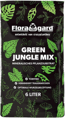Floragard Green Jungle Mix 6 L   Mineralisches Pflanzsubstrat Für Monstera, Phil