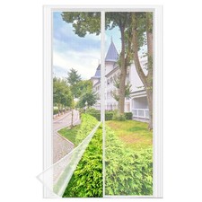 Zanzariera Magnetica Per Porte 120x240 Cm, Chiusura Automatica, Tenda Antinsetto Per Balcone E Soggiorno, Installazione Senza Fori, Bianco