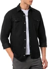 Redbridge men's shirt denim shirt casual shirt premium denim chest pocket