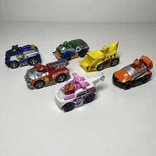Paw Patrol Diecast True Metal Cars -  Lot of 6 Marshall Skye Chase Rocky Rubble