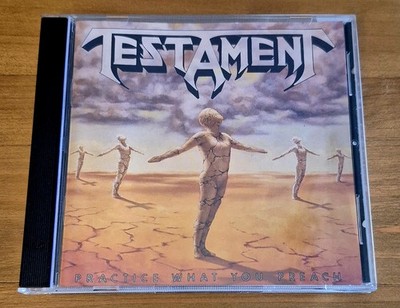 Testament ''Practice What You Preach'' CD Metallica Megadeth Anthrax Overkill