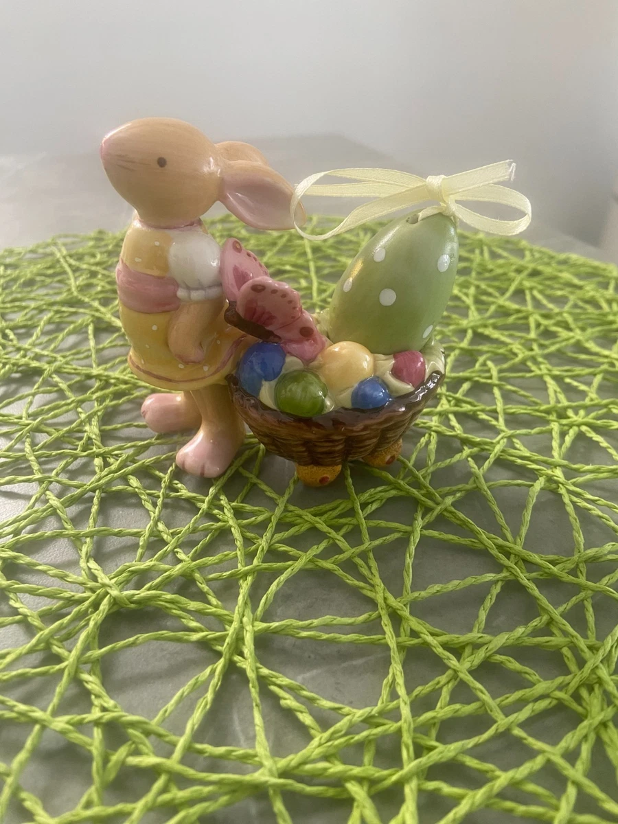 Figurine Villeroy & Boch Bunny Family, Tulipe Avec Lapin Endormi, édition Rare