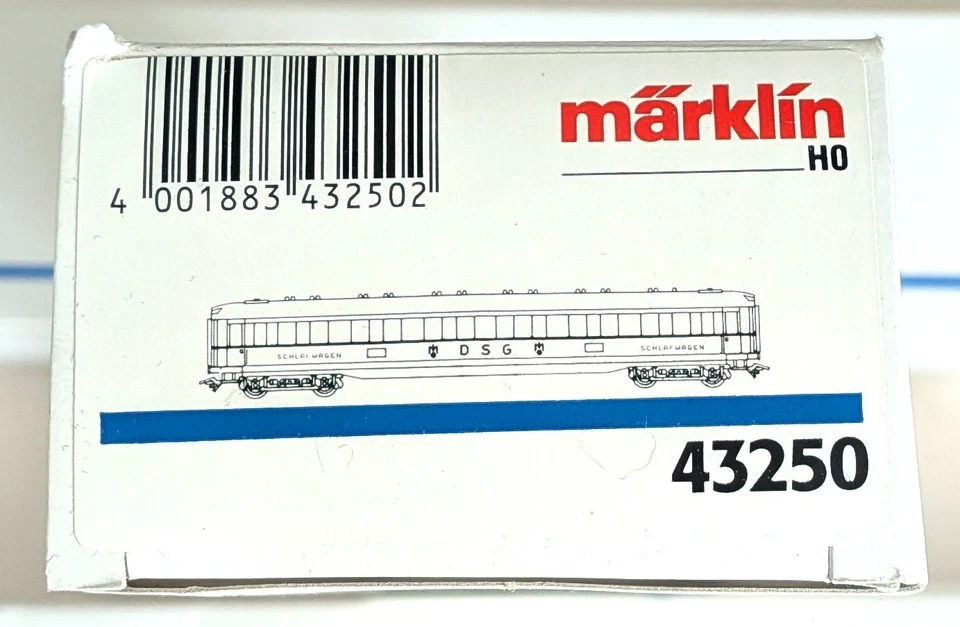 Marklin Märklin 43250 HO DSG Sleeping Car - New in Box - Free Shipping - Image 4 of 4