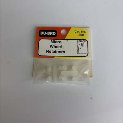 Du-Bro Micro Wheel Retainers No 868 NOS
