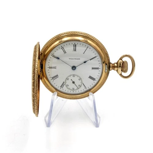 1918 Antique Waltham 17j 16s Grade P.S Bartlett Pocket Watch #WB4045-4