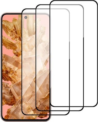 3PCS Tempered Glass Screen Protector for Google Pixel 8 Scratch-Proof Bubble-Fre