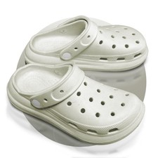 Clogs Schuhe Damen Hausschuh Gr.37 Elfenbeinweiß Pantoffeln
