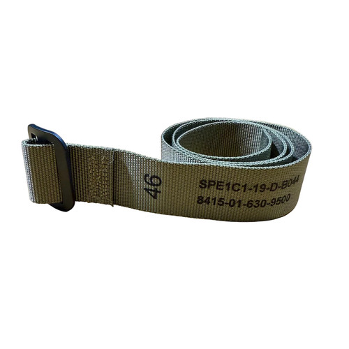 DSCP Military Riggers Belt - Heavy Duty 1.75" Nylon - Tan 499 OCP Compatible