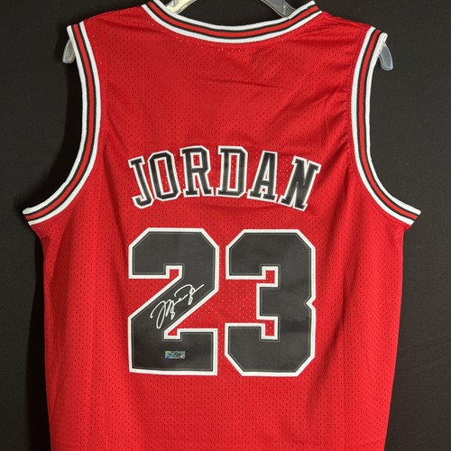 Michael Jordan SIGNED Basketball Jersey #23 Autographed BULLS AUTO COA HOLOGRAM