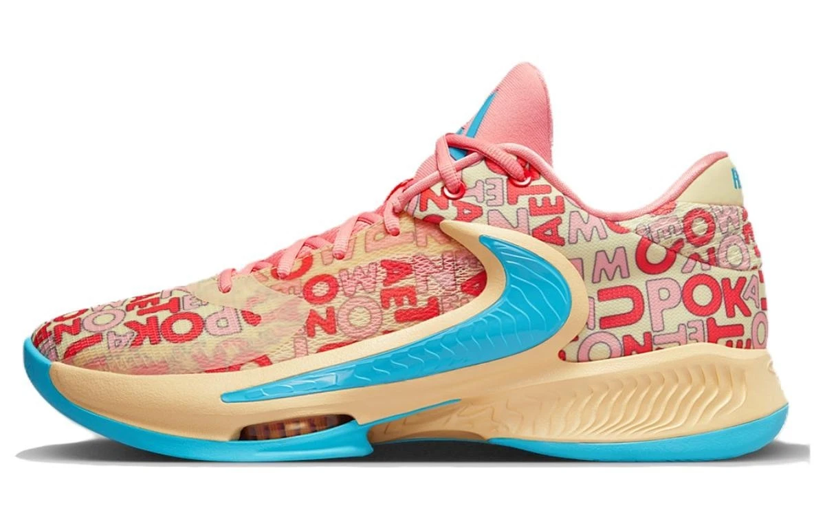 Nike Zoom Freak4 Letter Brosバスケットボールシューズ Nike Zoom Freak 4 EP Letter Bros - Coral for Sale | Authenticity