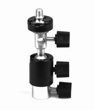 Bracket Flash Shoe Umbrella Holder Swivel Light Stand Flash Mount Bracket Tripod