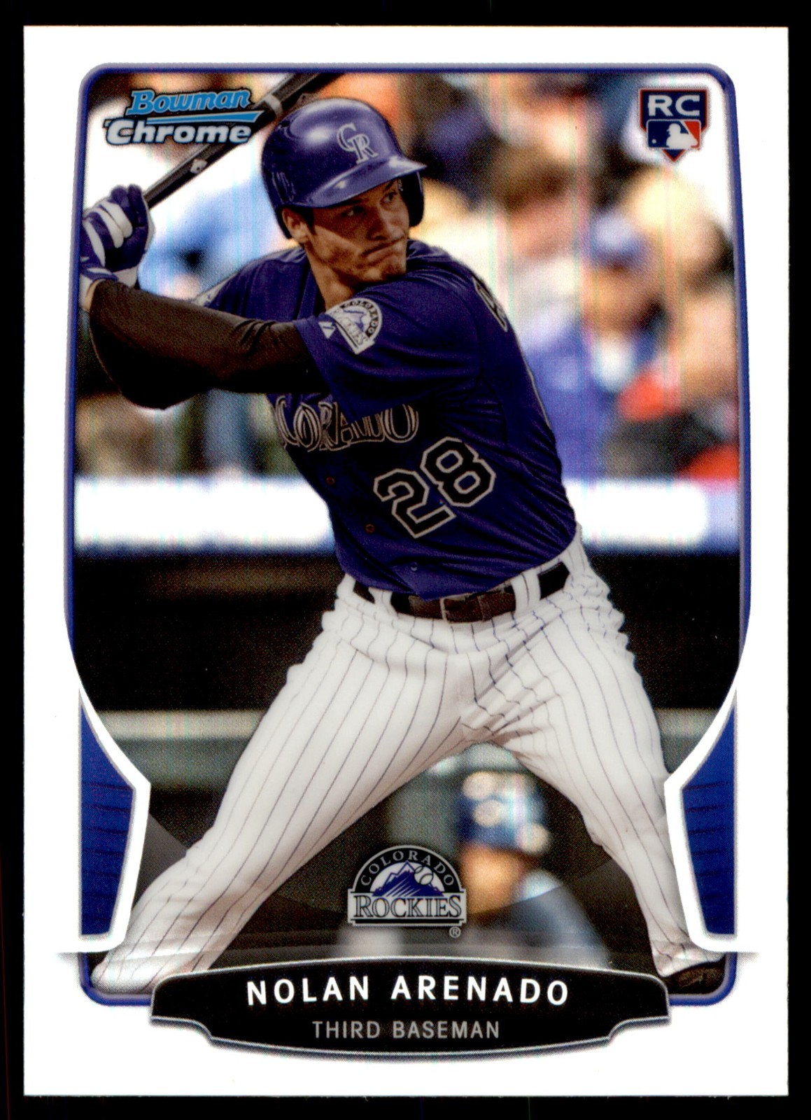 2013 Bowman Chrome #41 Nolan Arenado RC Refractor
