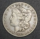 1889-CC Morgan Silver Dollar – VG – Key Date Carson City  - Free Shipping