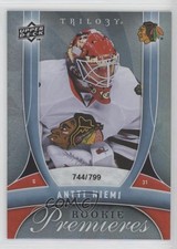 2009-10 Upper Deck Trilogy Rookie Premieres 744/799 Antti Niemi #141 Rookie RC