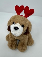 Douglas Doodle Dog 15485 Heart Headband Plush Stuffed Animal Retired Softies