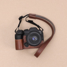 For Canon EOS R50 R7 Camera Bag Protection Dock Case Base Leather Cover Shell