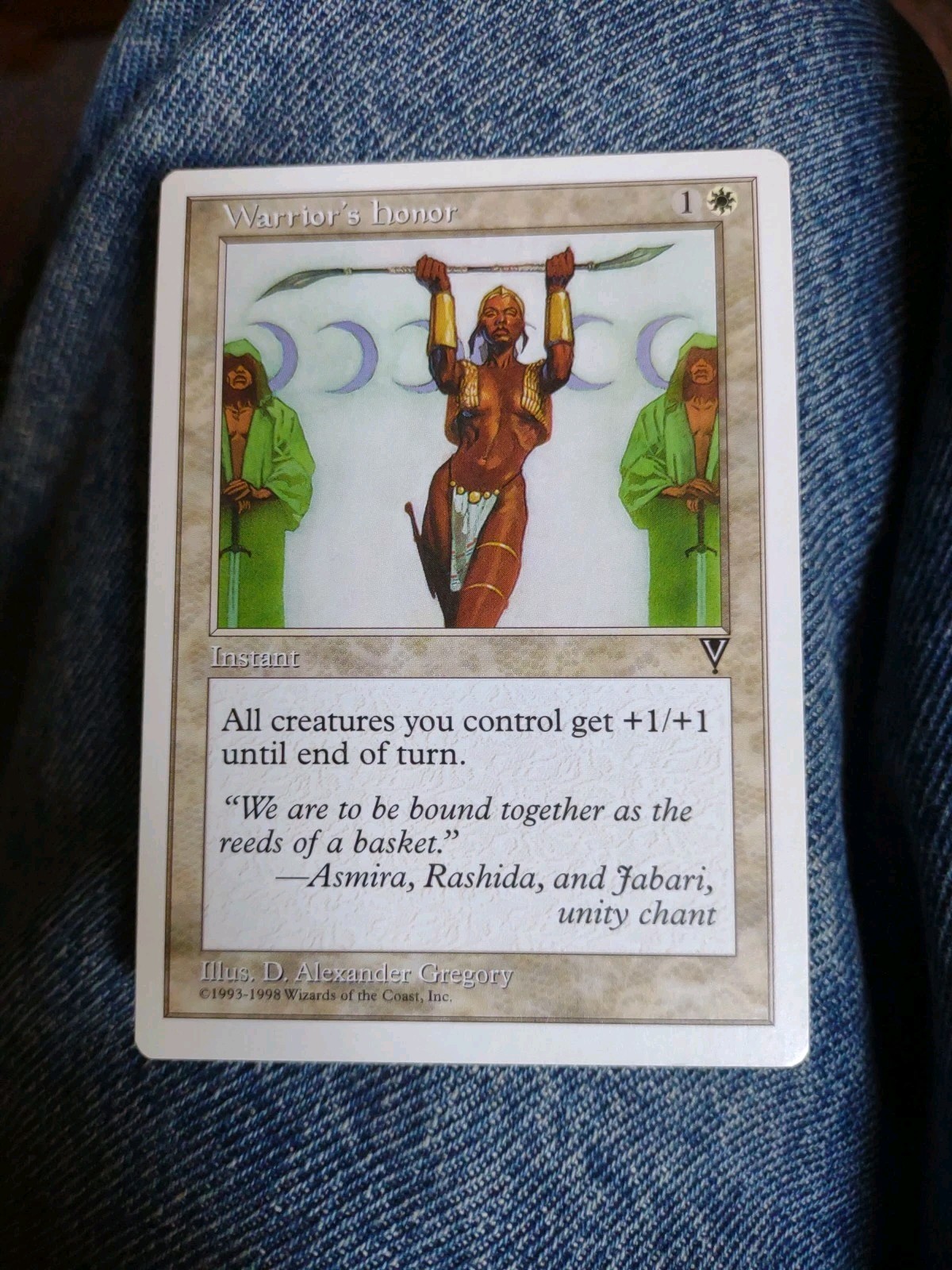 Magic The Gathering Anthologies Warrior's Honor MTG TCG CCG