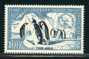 FSAT TAAF MNH Selections: Scott #C2 100Fr Emperor Penguins MAP CV$24+