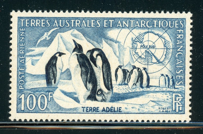 FSAT TAAF MNH Selections: Scott #C2 100Fr Emperor Penguins MAP CV$24+