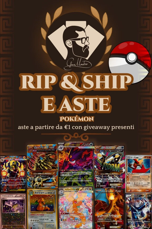 🔥LIVE SBUSTING POKÉMON MISTO - RIP & SHIP E ASTE €1🔥