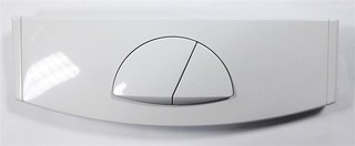 B Ware Friatec Placa de accionamiento de inodoro para Friabloc modelo F200 Placa de presión blanca