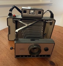 VTG Polaroid Land Camera Model 320 W/ Flash & Case Booklet In Original Box