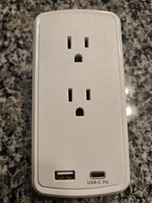 CyberPower FAST CHARGE 2-Outlet Surge Protector USB-A USB-C Wall Tap