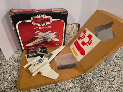 X-Wing Fighter 1980 ESB Empire Box STAR WARS Vintage NEW UNUSED Contents