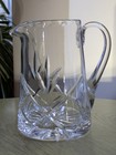 Royal Brierley crystal pitcher/jug heavy quality 500ml/1 pint superb signed 1st