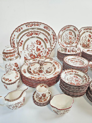 Spode Copeland ''India Tree'' Orange Rust - England - Replacement China - You Pick