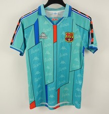 Vintage 90s 1995-1997 Kappa Barcelona FCB Albert Ferrer Soccer Jersey Mens Small