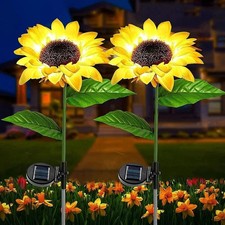 &ldquo;Solar Sunflower LED Garden Lights &ndash; Smart Sensor Waterproof Lawn Decor&rdquo;