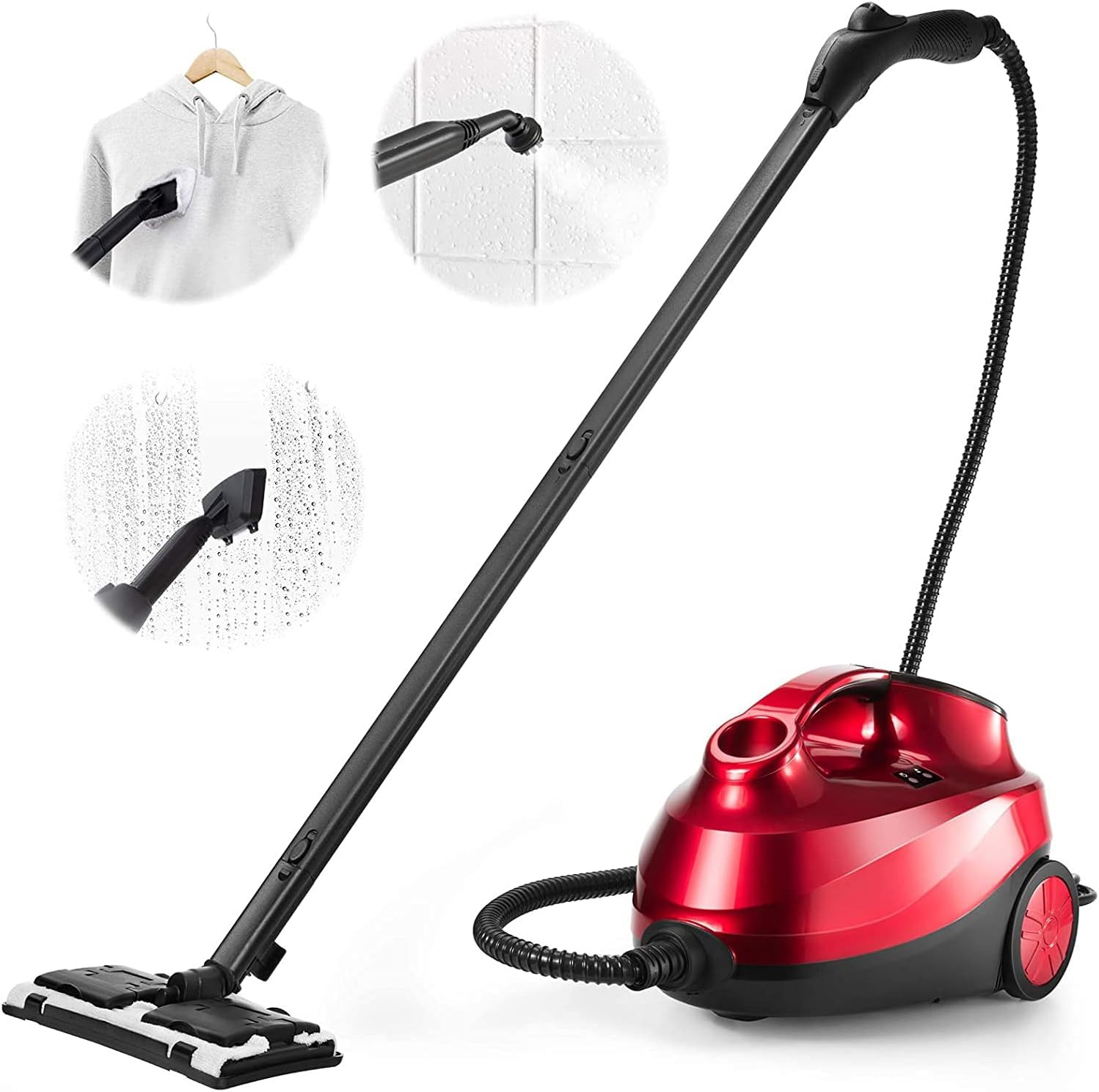 Pulitore a Vapore Elettrico 2000W 4 Bar | Igienizzazione 108°C Casa