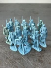 Marx 45mm Sailors Blue Marine Figure Lot Of 18 Figures Plastic Playset Military