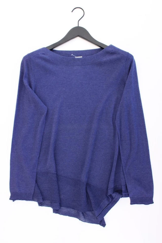 ✅ Pull poésie en soie et cachemire pour femme taille 36, S bleu état neuf... - Photo 1/4