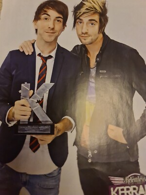 ALL TIME LOW / YOU ME AT SIX A4 POSTER KERRANG  MAGAZINE
