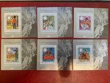 KOMOREN 1978 POSTFRISCH QUEEN ELIZABETH 2 KRÖNUNG ANNIV DE LUXE BLÄTTER x 6 PROF