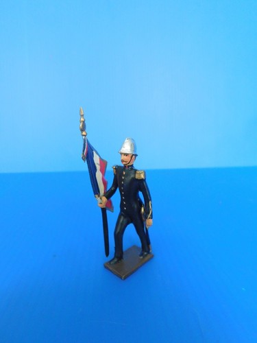 CBG MIGNOT : LES POMPIERS : SAPEUR POMPIER OFFICIER AVEC DRAPEAU - Imagen 6 de 6