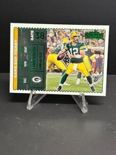2022 Panini Contenders - Game Day Ticket Emerald #GDT-ARO Aaron Rodgers