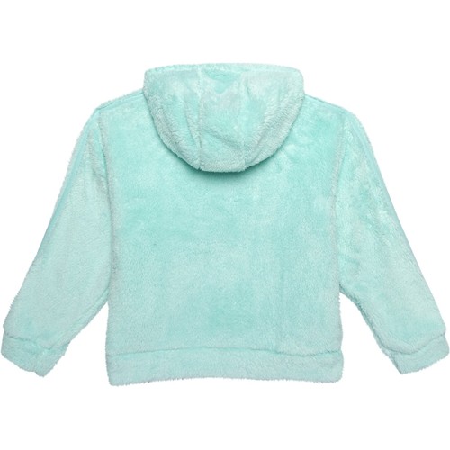 adidas long sleeve cozy furry Pullover Hoodie light aqua Big Kids L NEW - Picture 2 of 2