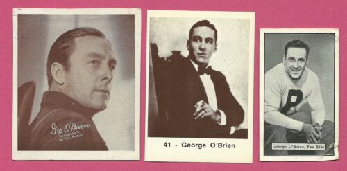 George O'Brien collection de cartes fab acteur américain film silencieux A BHOF - Photo 1/1