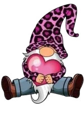 Sublimation Print Valentines Day Gnome Ready to Press Heat Transfer