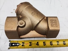 Grainger Approved 6NPX4 2" NPT Threaded Connection Bronze Y Strainer Brand New