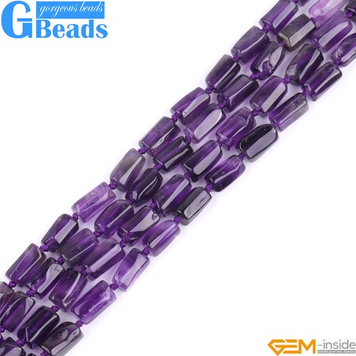 Natural Assorted Gemstone Faceted Tube Column Beads for Jewelry Making 8x12mm - Picture 89 of 192