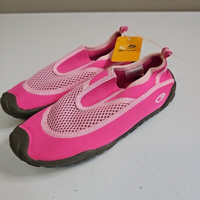 NEW NWT Champion Pink Girls Water Shoes Size S 13/1 Kids Slip