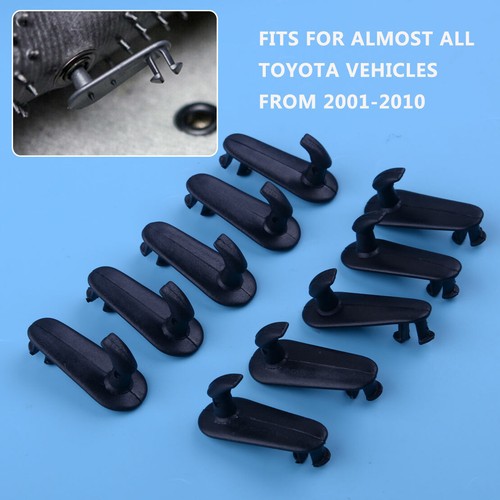 10x Car Floor Mat Clips Carpet Holders Retainer Retention Fit For