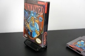 Uninvited - Nintendo NES - Near Complete W/ Plastic Box Protector