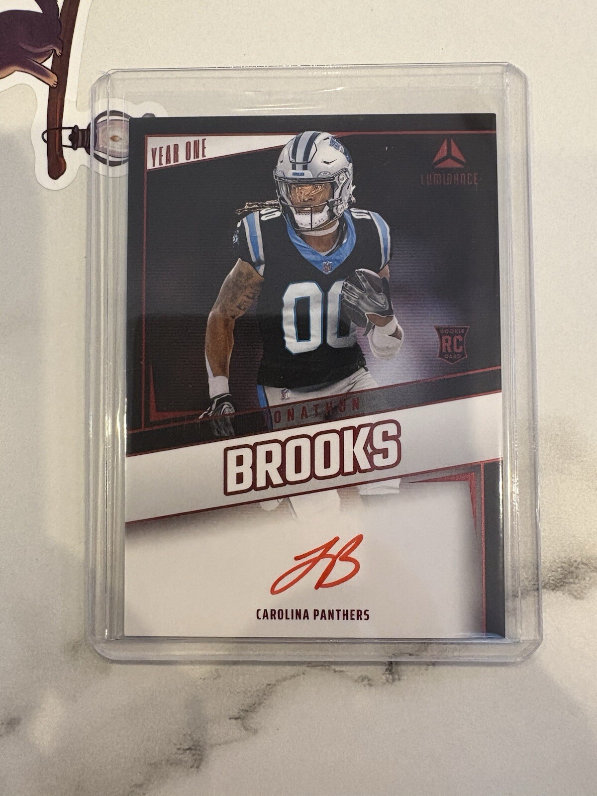 2024 Panini Luminance - Year One Signatures RPS Red #YOS-JBS Jonathon Brooks